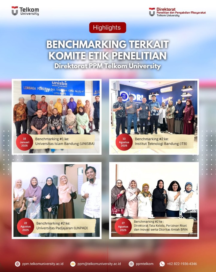 Telkom University Perkuat Tata Kelola Riset Melalui Benchmarking Komite Etik Penelitian 2025 Telkom University Perkuat Tata Kelola Riset Melalui Benchmarking Komite Etik Penelitian 2025